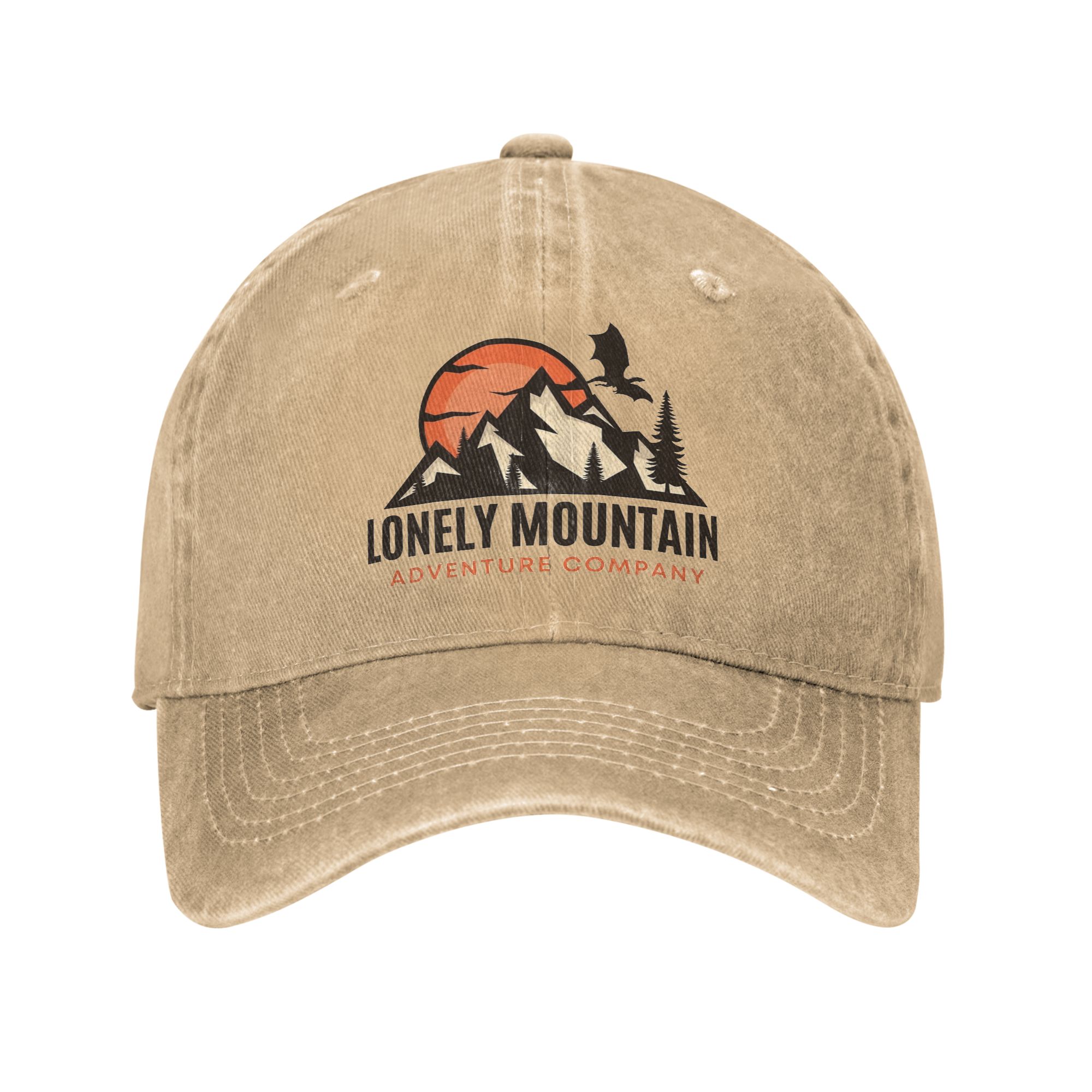 Outdoor Adventure Company - Vintage Czapki Baseballowe Vintage Lonely Mountain