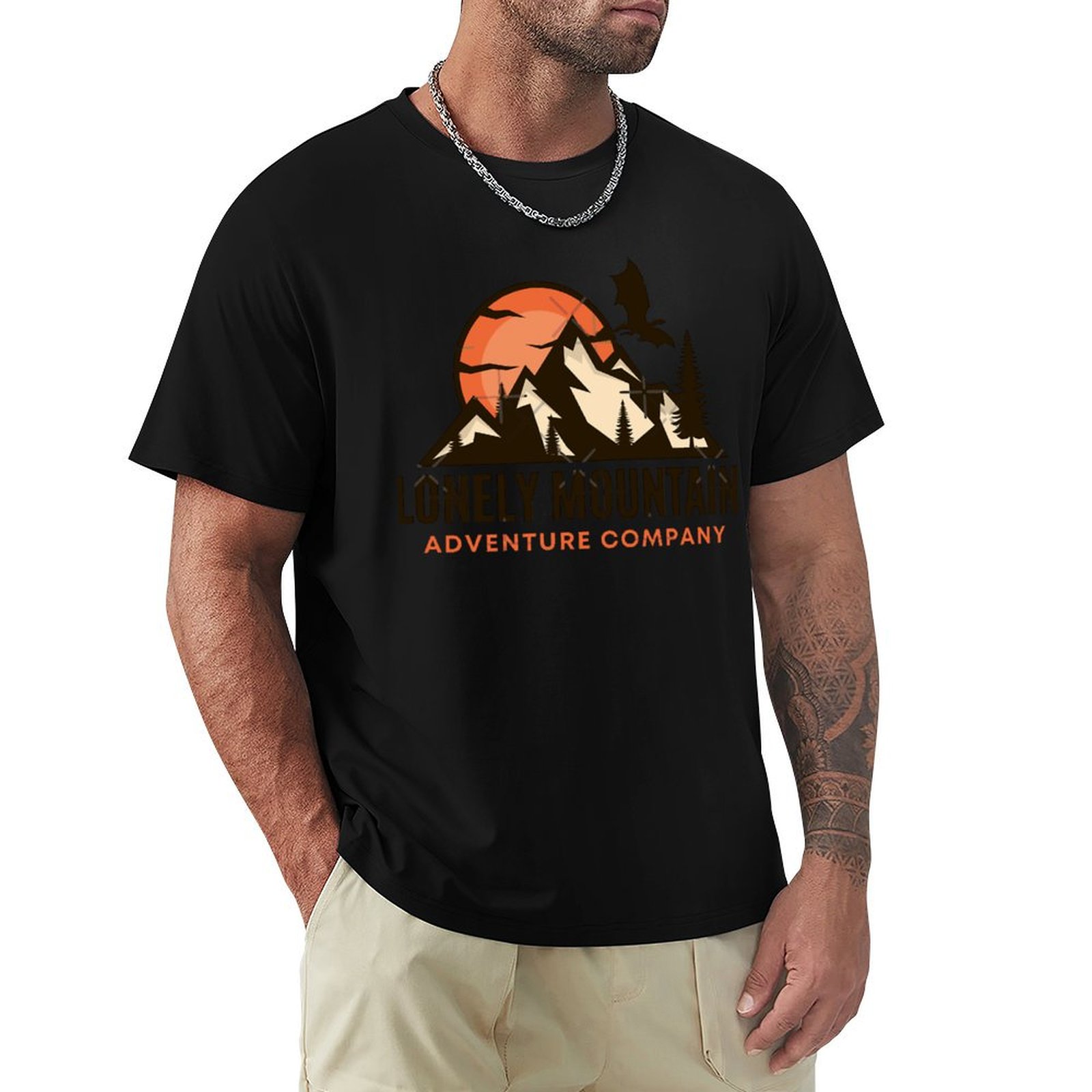 Outdoor Adventure Company - Fantazyjna koszulka Lonely Mountain Adventure Company,