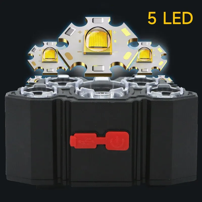 Akumulatorowa latarka czołowa  – Headlamp Waterproof Rechargeable recenzja i cena
