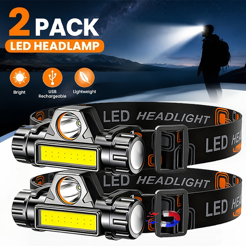 Super Jasna Latarka Czołowa LE – Headlamp Waterproof Rechargeable recenzja i cena