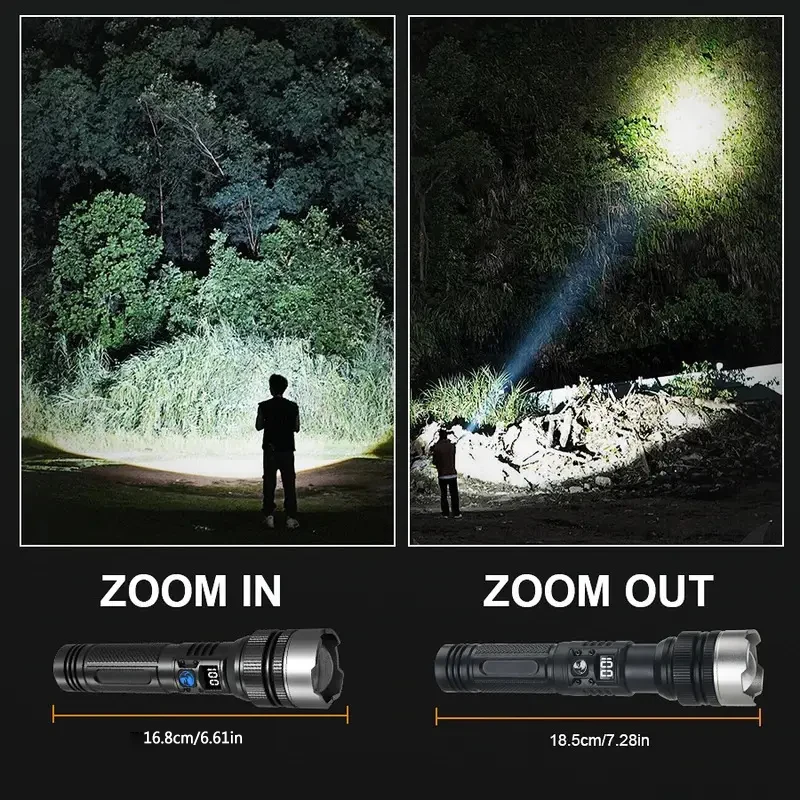 Mocna latarka LED 900000LM z f – Outdoor Adventure Travel recenzja i cena
