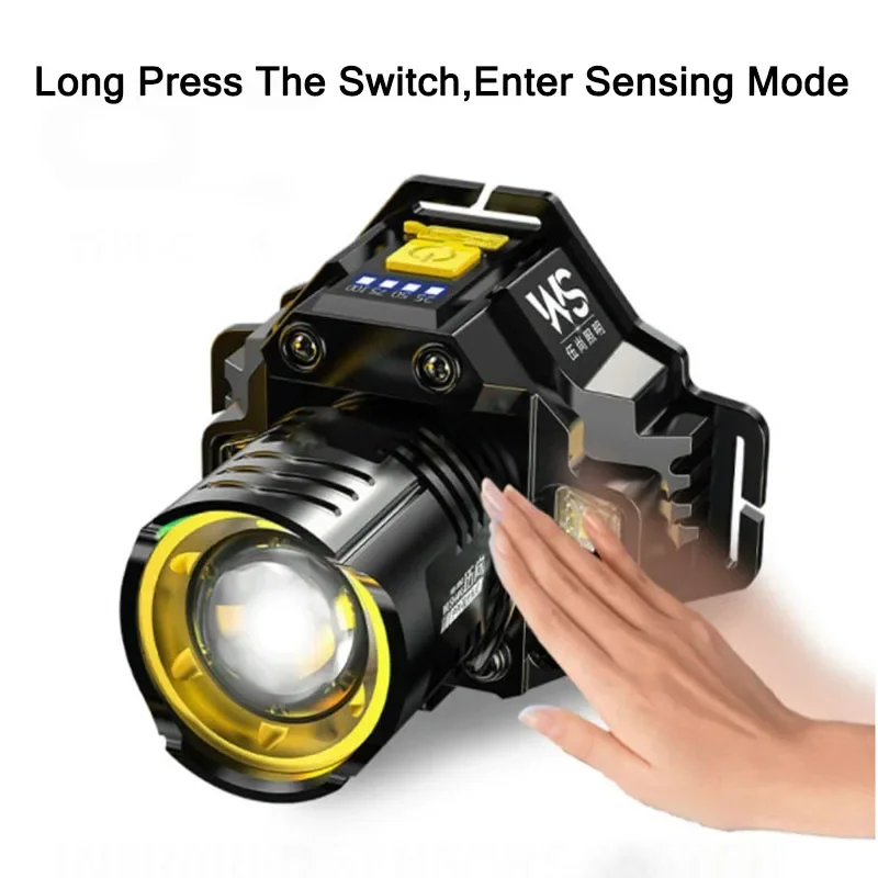 Akumulatorowa, mocna latarka c – Headlamp Waterproof Rechargeable recenzja i cena